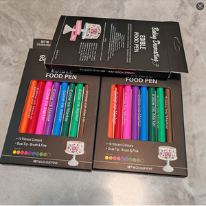 Set di 10 Pennarelli Coloranti Alimentari per Decorazione Torte, Strumenti per Disegnare su Biscotti e Fondente, Accessori Fai-<span class=keywords><strong>da</strong></span>-Te - Product Image 6