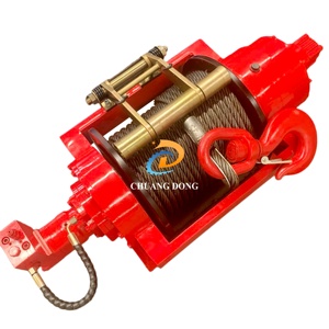8Ton 17600Lbs CD Brand Hydraulic Winch Stainless Steel Rope 78KN Max Pulling Force 15m Rope Length Truck Towing Recovery Remote - Product Image 1