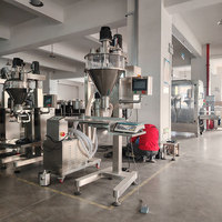 Máquina Llenadora de Bolsas Semiautomática Controlada por PLC, 10-500g, para Especias y Bebidas en Polvo, para Envasado en Bolsas de Vidrio