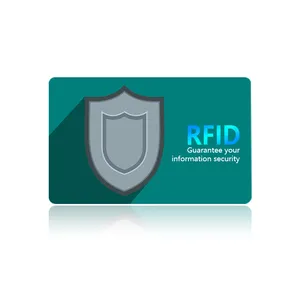 Cartão de crédito nfc de proteção de dados, logotipo personalizado, impressão do id, anti hacking rfid, cartão de bloqueio