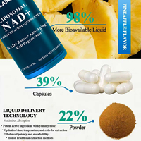 Complément alimentaire liquide oral liposomal NAD+ OEM/ODM avec nicotinamide riboside et resvératrol - Antioxydant et régénérateur cellulaire