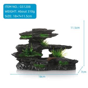 Meilleures ventes Fish Tank Accessoires Décoration de la maison Résine <span class=keywords><strong>Aquarium</strong></span> Rocaille Ancienne Pierre Montagne Artisanat Pour <span class=keywords><strong>Aquarium</strong></span> Aménagement Paysager - Product Image 6