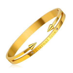 Bracelets en acier inoxydable plaqué or, bijoux de mariage, charmes, bracelet indien pour femmes - Product Image 1