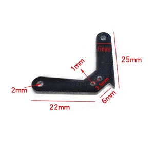 Plaque d'angle de gouvernail de direction, culbuteur, joint de tige de poussée, feuille d'isolation en fibre de carbone, accessoires d'<span class=keywords><strong>avion</strong></span> - Product Image 2