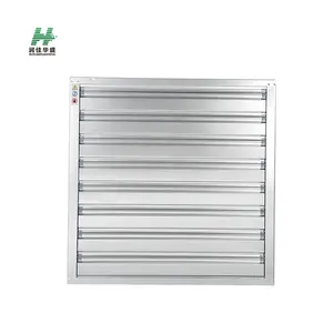 Poultry house greenhouse window mounted large industrial louvered exhaust fans