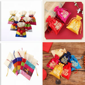 Sarawang tradizionale sacchetto della fortuna Mini lunare nuovo anno Chuseok Ring forniture per feste per confezioni regalo e ringraziamento - Product Image 1