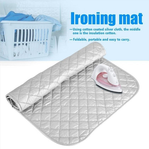 Portable <strong>Table</strong> Top <strong>Ironing</strong> Mat Laundry Pad Travel Clothes Protector Board Press Heat Blanket Iron Board Alternative Cover - Product Image 2