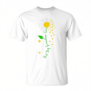T-shirt avec motif de fleurs de marguerite pour les propriétaires d'animaux, cadeau pour les propriétaires de chiens, Best Dog Grandma Ever - Product Image 2
