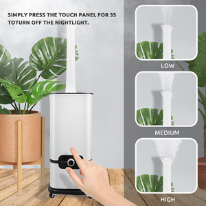 Humidificateurs d'air à ultrasons de grande capacité pour chauffage électrique chaud et froid à vapeur Big Home Fool Stand Mist - Product Image 5