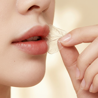 Masque pour les lèvres hydratant peel-off de haute qualité à marque privée, sensation rafraîchissante et apaisante, masque pour les lèvres peel-off au collagène personnalisé
