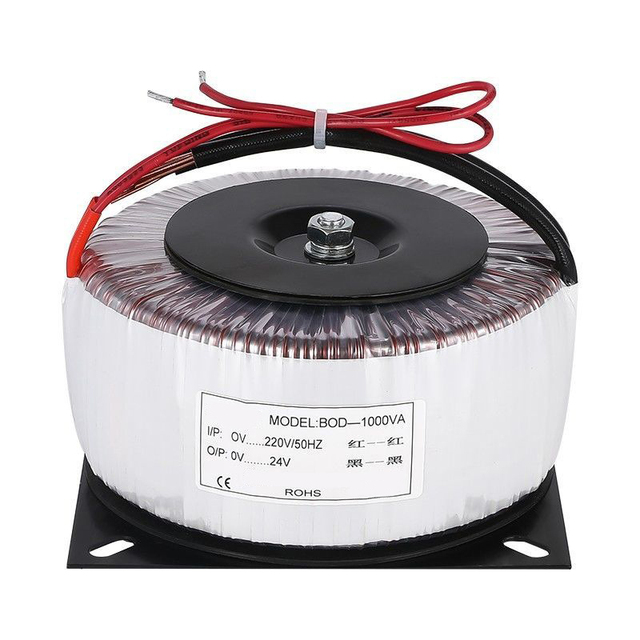 Customized High Power Isolation Toroidal Transformer 220V Dual 24V/12V/36V/48V Low Frequency Dual Winding