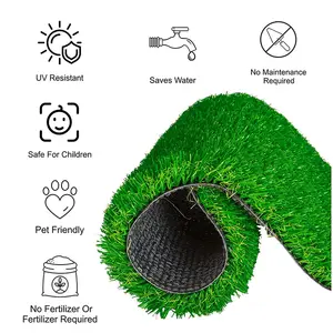 High Quality Football Artificial Grass Synthetic Turf For Soccer Grass Carpet Roll Lawn For Garden