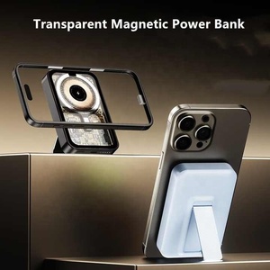 Paquete de batería <span class=keywords><strong>Mag</strong></span> PowerBank carcasa 10000mAh caja fuerte magnética carga rápida 15W cargador inalámbrico PowerBanks para <span class=keywords><strong>iPhone</strong></span> 16 15 14 13 12 - Product Image 4