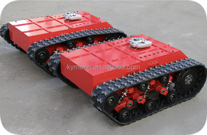 Bán Hot Powered cao su theo dõi Chassis 10TN cao su theo dõi khung gầm gầm điều khiển từ xa Crawler dưới vận chuyển - Product Image 4