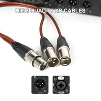 Professionnel XLR mâle à Y Audio serpent câble 1.8m longueur PVC veste vert connecteur Microphone voiture HDTV lecteur DVD Compatible