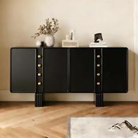 Buffet d'entrée JINXI en laque brillante de luxe italien, meuble de rangement moderne pour chaussures et salle à manger