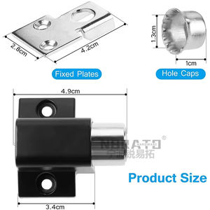 Verrou de sécurité pour <span class=keywords><strong>fenêtre</strong></span> coulissante en alliage de zinc de haute qualité avec clés, protection pour bébé et enfant, installation facile - Product Image 5