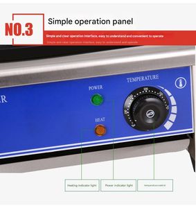 Grande machine à crêpes électrique, plaque plate, crêpière, machine à crêpes, ligne de production de nourriture pour collations - Product Image 3