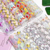 30*120CM Custom Kunstleder Cartoon PVC Vinyl Stoff Digital bedruckte Früchte Bananen muster für Handtaschen
