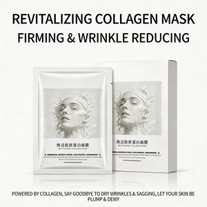 Masque facial en cristal raffermissant au collagène, anti-âge, texture aqueuse hydratante, éclaircissant et translucide, soin de la peau du visage lissant - Product Image 3