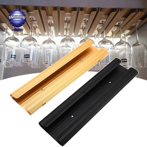 Portabicchieri <span class=keywords><strong>da</strong></span> Vino Sospeso a Testa in Giù in Lega di Alluminio, Appendi Calici <span class=keywords><strong>da</strong></span> <span class=keywords><strong>Parete</strong></span>, Ecologico, Stile Americano, Portabottiglie in Metallo - Product Image 3