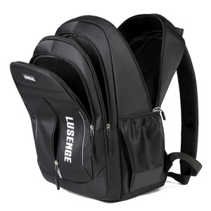 Lusenge Men's <b>Backpack</b> 18 In Large Capacity Water Resistant Business School Bag For Students - Product Image 3