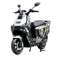 Scooter électrique à forte capacité de charge 300 kg, moto électrique avec moteur 800W, 1000W, 1200W, 1500W en option, longue autonomie 40-90 km, cyclomoteur électrique