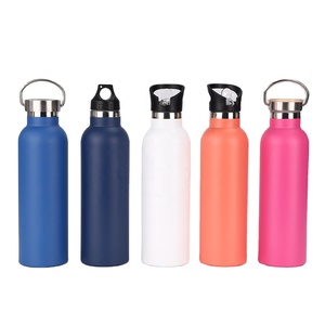 Bouteille en métal Cadeau personnalisé 500ml en acier inoxydable Sports Gym Potable Bouteilles d'eau isolées - Product Image 1