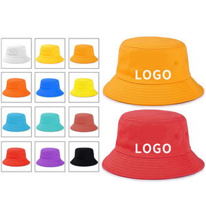 หมวกบักเก็ตสองด้านสินค้ายอดนิยมพร้อมหมวกปักโลโก้ที่กําหนดเอง - Product Image 2