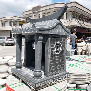 Approvisionnement d'usine En Plein Air Super Mini Temple Pierre Sanctuaires en pierre Antique Petit Temple Du <span class=keywords><strong>Dieu</strong></span> De <span class=keywords><strong>La</strong></span> Terre TU DI GONG MIAO Baldachine - Product Image 3