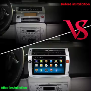 <span class=keywords><strong>Autoradio</strong></span> <span class=keywords><strong>Android</strong></span> 9 pouces pour Citroen C4 QUATRE 2004 ~ 2009 2 Din Carplay WiFi 4G GPS BT FM AM RDS DSP Auto Audio Dashboard - Product Image 2