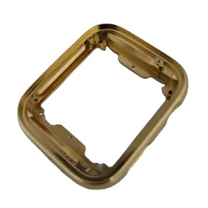 iWatch8镀金表壳接受定制图案雕刻和标志金色手表外壳