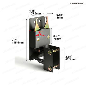 สลักประตูฟาร์ม2ทางสำหรับงานหนักสลักรั้วสองทางสำหรับประตูโลหะสำหรับปศุสัตว์ - Product Image 3
