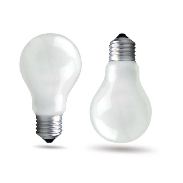 2 Packs A19 25W  Incandescent Rough Service Light Bulb with E26 Standard Medium Screw Base for Heating or Indoor Lighting