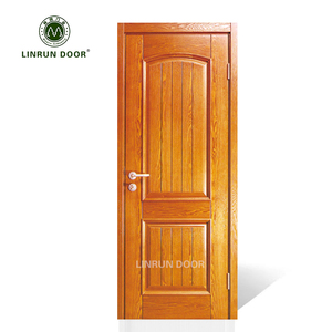 Puertas interiores de madera maciza de diseño moderno con marco de aislamiento acústico Venta directa de fábrica Estándar internacional - Product Image 1