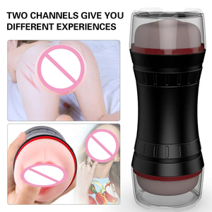 Deep Throat Mund Masturba dores Para Hombre Künstliche Vagina Muschi Erwachsene Männliche Mastur bator Sexspielzeug für Männer Masturbieren - Product Image 3