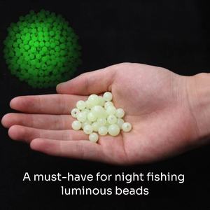 Perles Rondes Lumineuses 170 Pièces Boîte Accessoires de Fixation pour Cordon Crochet en Silicone Anti-Emmêlement <span class=keywords><strong>Bouchon</strong></span> de Tuyau Lumineux Haricots Fluorescents - Product Image 3