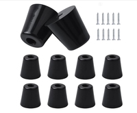Pieds en caoutchouc antidérapants en silicone personnalisés, disponibles en différentes tailles pour s'adapter à n'importe quel appareil ou à une jambe de meuble