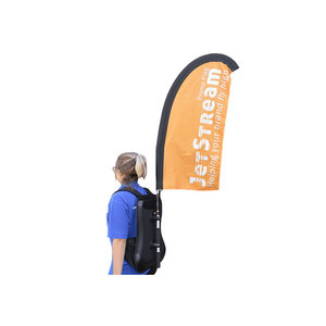 Suministro directo de fábrica, mochila con logotipo impreso, bandera para caminar, producto publicitario promocional, mochila personalizada barata, bandera - Product Image 2