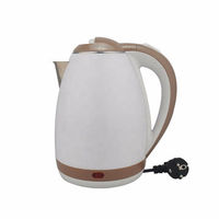 Bouilloire électrique personnalisée 1 8L grise pour le verre à eau à usage domestique avec protection contre l'ébullition et la chaleur.