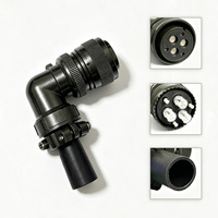 Connecteurs de câblage GL20-22S série 90, femelles, en laiton plaqué argent et alliage d'aluminium, IP67, 380V 80A, pour connexions de fils