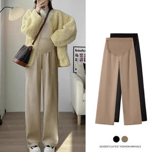 <span class=keywords><strong>Pantalon</strong></span> enceinte thermique hiver jambe <span class=keywords><strong>large</strong></span> maternité salon porter doublure polaire <span class=keywords><strong>pantalon</strong></span> décontracté pour la <span class=keywords><strong>grossesse</strong></span> - Product Image 5