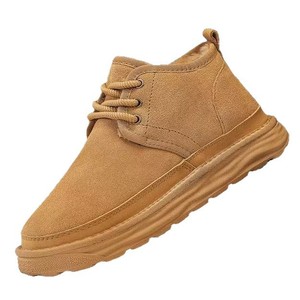 2026 nuovi KJ scarpe da neve da <span class=keywords><strong>uomo</strong></span> autunno inverno scarpe da lavoro Casual in cotone metà Top calde e foderate in pile integrate in pelle - Product Image 5