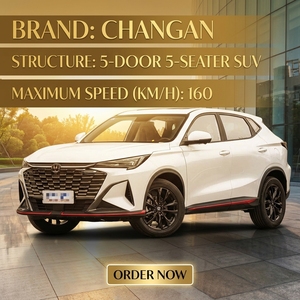 SUV 5 portes 5 places avec une bonne garde au sol, moteur 1.5T Turbo 192 CV, design élégant, Changan X5 Plus - Product Image 1