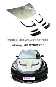 Modèle 3 Turbo Aluminium modèle 3 <span class=keywords><strong>capot</strong></span> pour <span class=keywords><strong>Tesla</strong></span> - Product Image 4