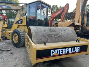 รถบดถนนแบบสั่นสะเทือน Caterpillar CS54 CS56 CS-683E มือสองสำหรับขาย พร้อมเครื่องยนต์ ปั๊ม และชิ้นส่วนหลัก - Product Image 5