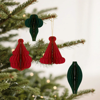 Nouveaux Ornements de Noël Personnalisés 2026 à Suspendre, Pendentifs d'Arbre de Noël en Papier Imprimés en Couleur, Écologiques pour Fêtes et Décoration Intérieure