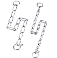Collier de chien en acier inoxydable massif, taille personnalisée, pour grandes races, classique, toutes saisons, avec fonction de compression