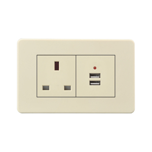 Công Tắc Gắn Tường <span class=keywords><strong>Usb</strong></span> <span class=keywords><strong>13A</strong></span> 3 Chân 2 Tùy Chỉnh 110-240V Sạc Dự Phòng Có Ổ Cắm Ổ Cắm Ổ Cắm Gắn Tường <span class=keywords><strong>Usb</strong></span> - Product Image 1