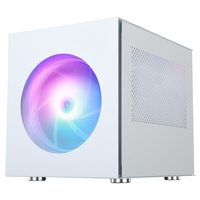 SUITMASTER U1000 WH MicroATX Gaming Case Pre-Installed 1x200mm + 1x120mm ARGB Fans 1.2T Type-C USB 3.0 Tempered Glass MINI TOWER